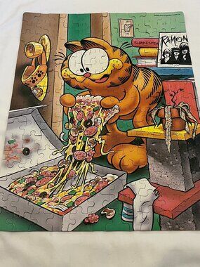 VINTAGE GARFIELD 200 PIECE JIGSAW PUZZLE - 1978 - GOLDEN - COMPLETE
